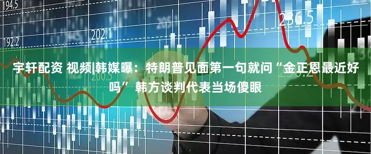 宇轩配资 视频|韩媒曝：特朗普见面第一句就问“金正恩最近好吗” 韩方谈判代表当场傻眼